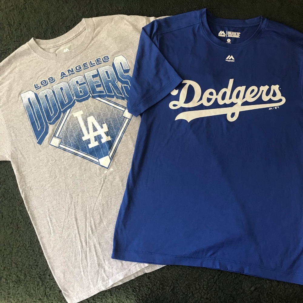 🟤Men’s Bundle Los Angeles Dodgers Men’s T-Shirt Set - Blue and Gray - Picture 10 of 10